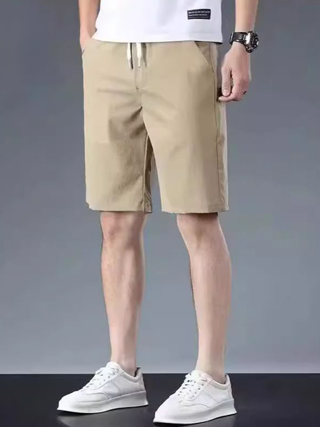 StyleCast Men Regular Fit Knee Length Chino Shorts