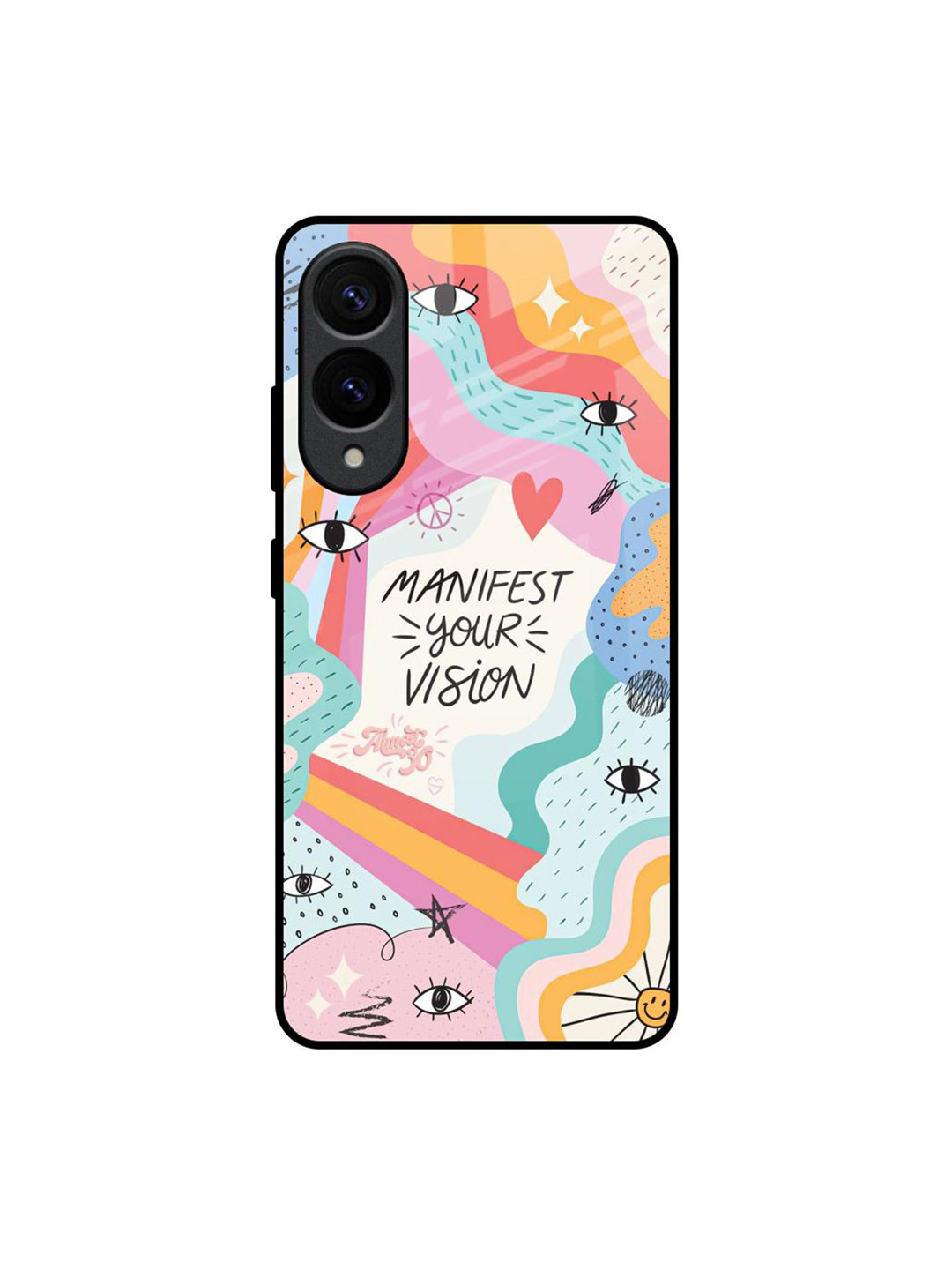 QRIOH Vision Manifest Typography Printed Samsung Galaxy S25 Edge 5G Back Case