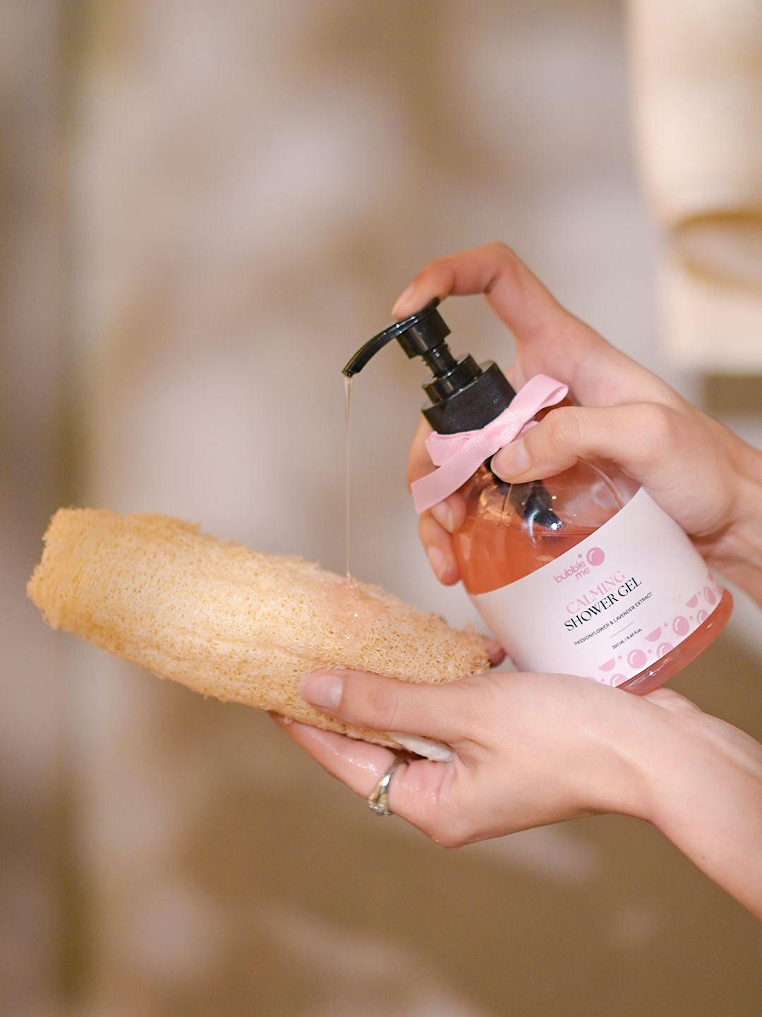 Bubble Me Calming Shower Gel With Passionflower & Lavender - 250 ml