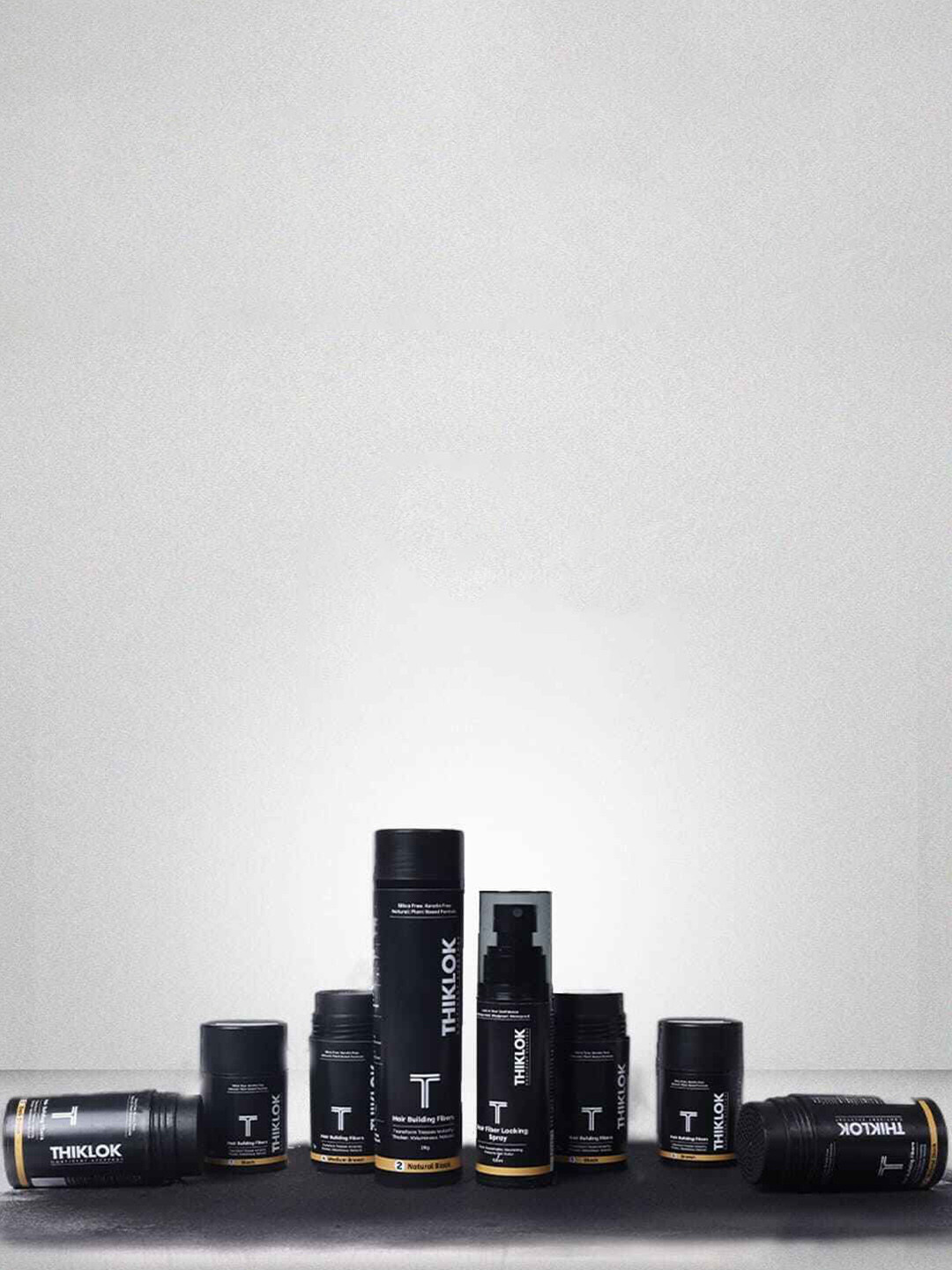 Thiklok Hair Fiber Hair Color- 7 g- Medium Brown