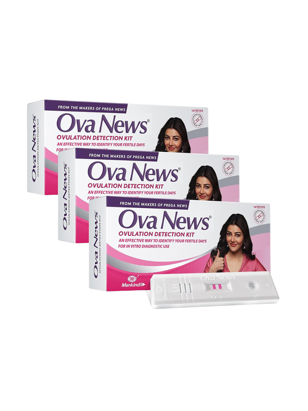Ova News Set Of 3 Ovulation Detection Kit - 6 Strip Each