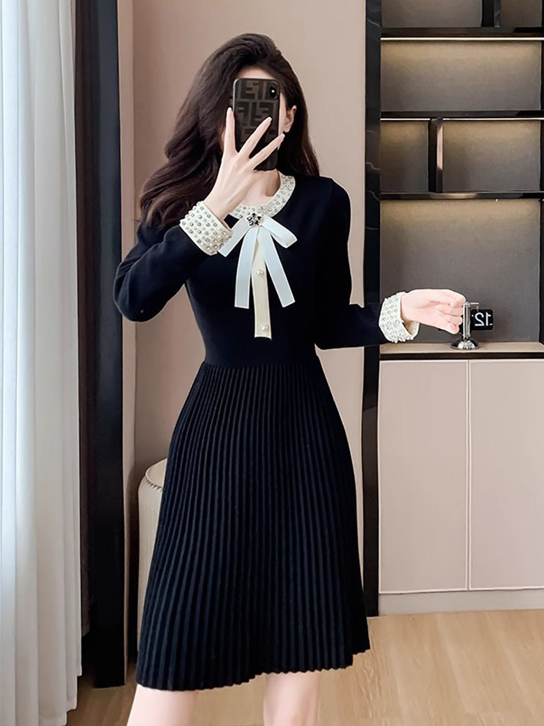 StyleCast x Revolte Party Fit & Flare Dress