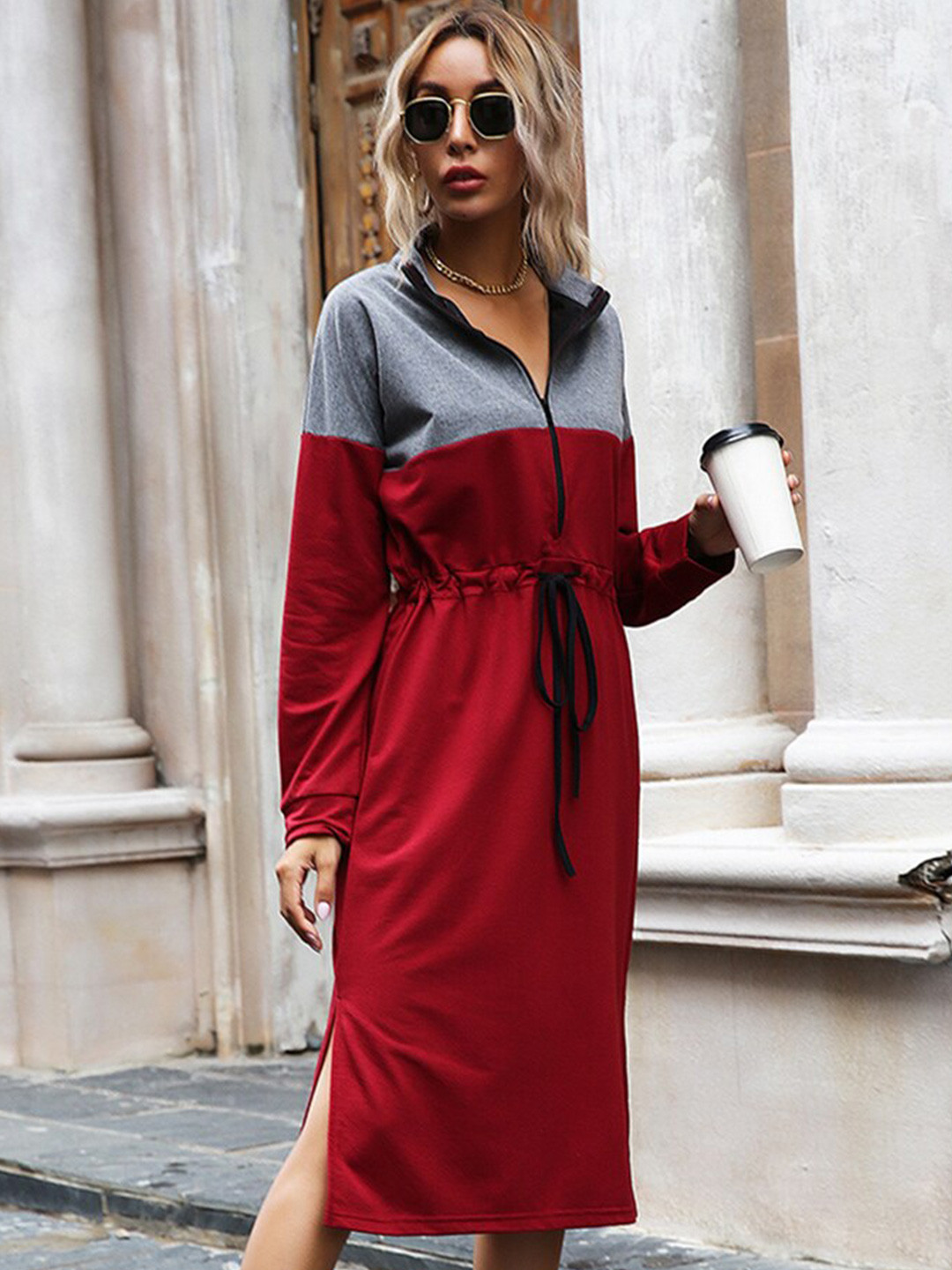 StyleCast Maroon Maxi Dress