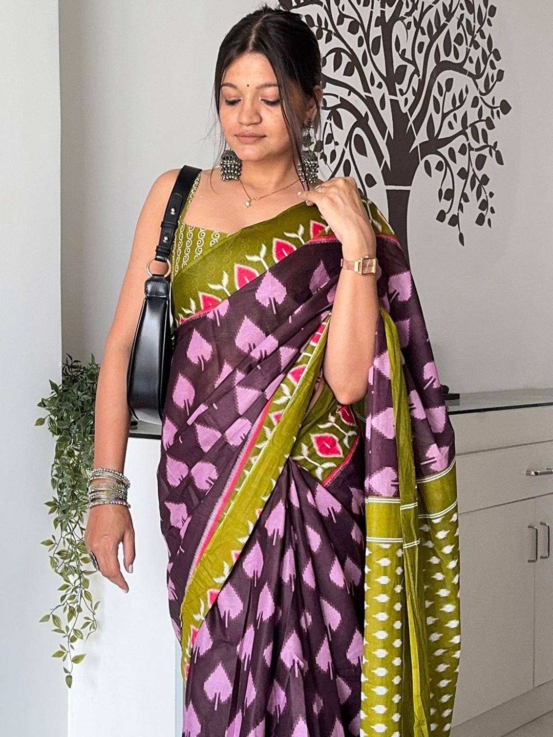 Mitera Designer Ikat Saree