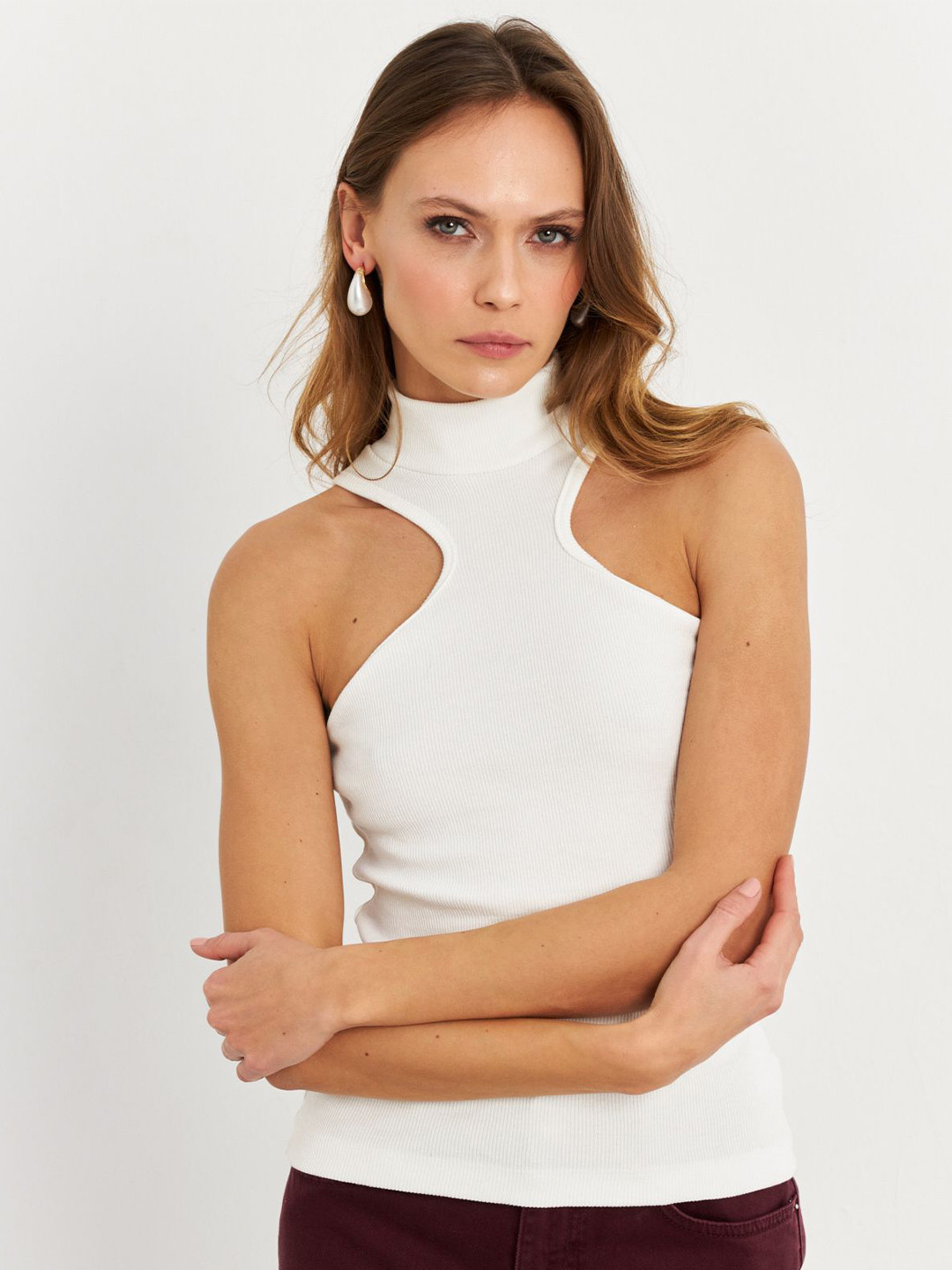 Cool & Sexy Women High Neck Top