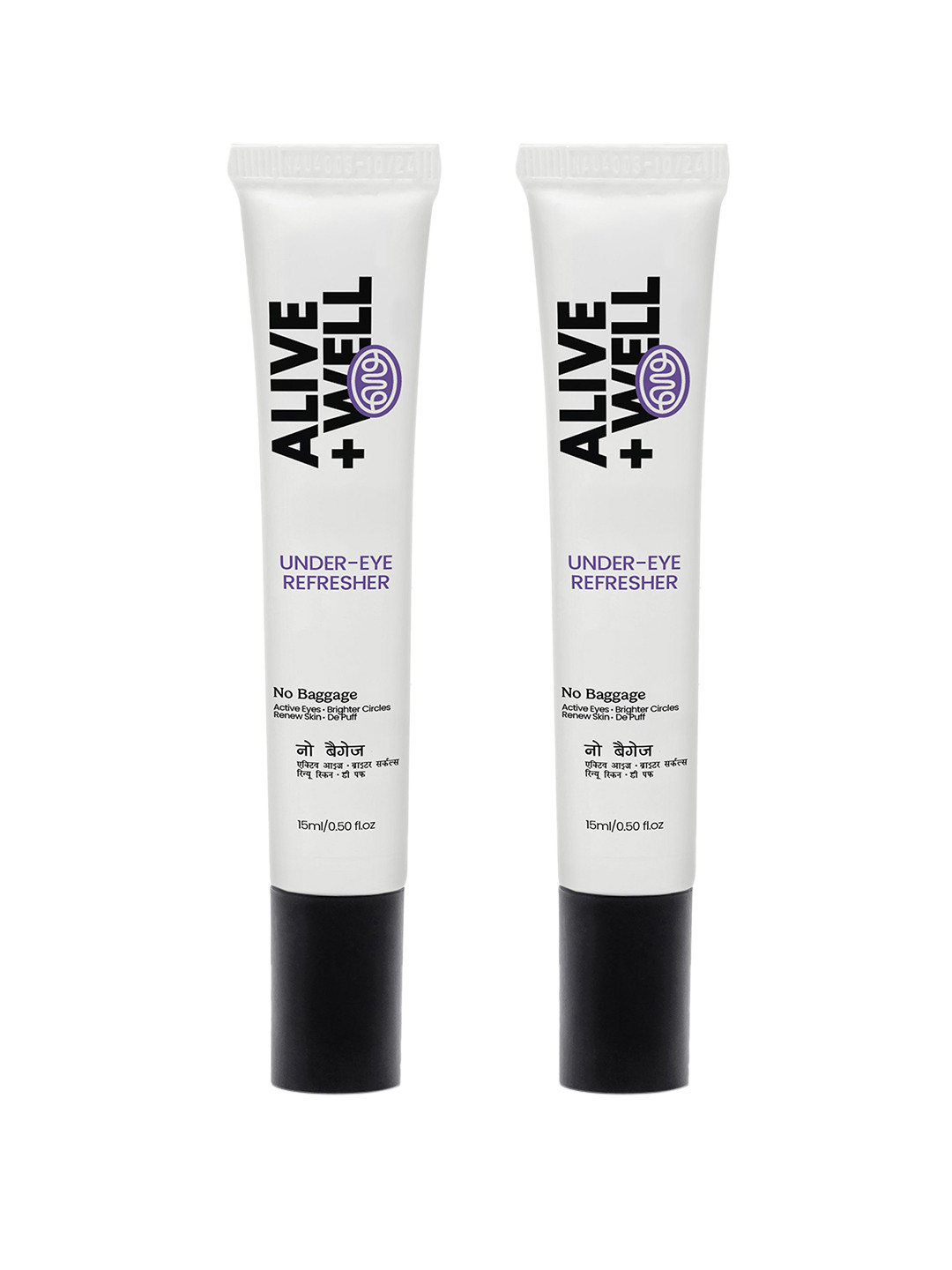 Alive & Well Set Of 2 Under Eye Refresher Gel - 15ml Each
