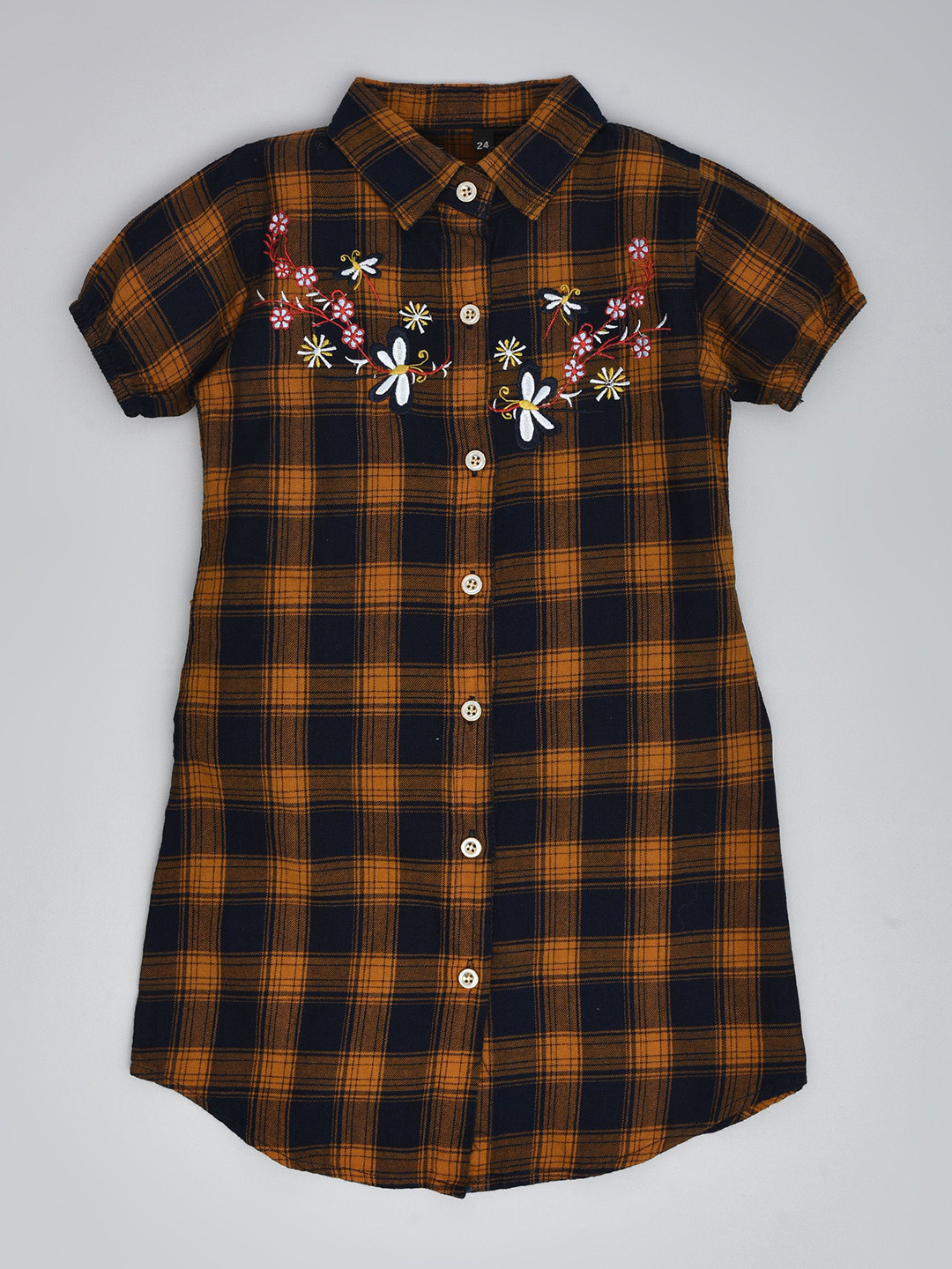 we11 Girls 1Checked A-Line Dress Kneelength