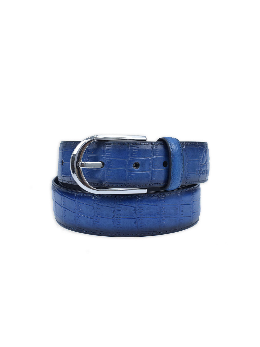El'Curio Newells Men Textured Leather Belt