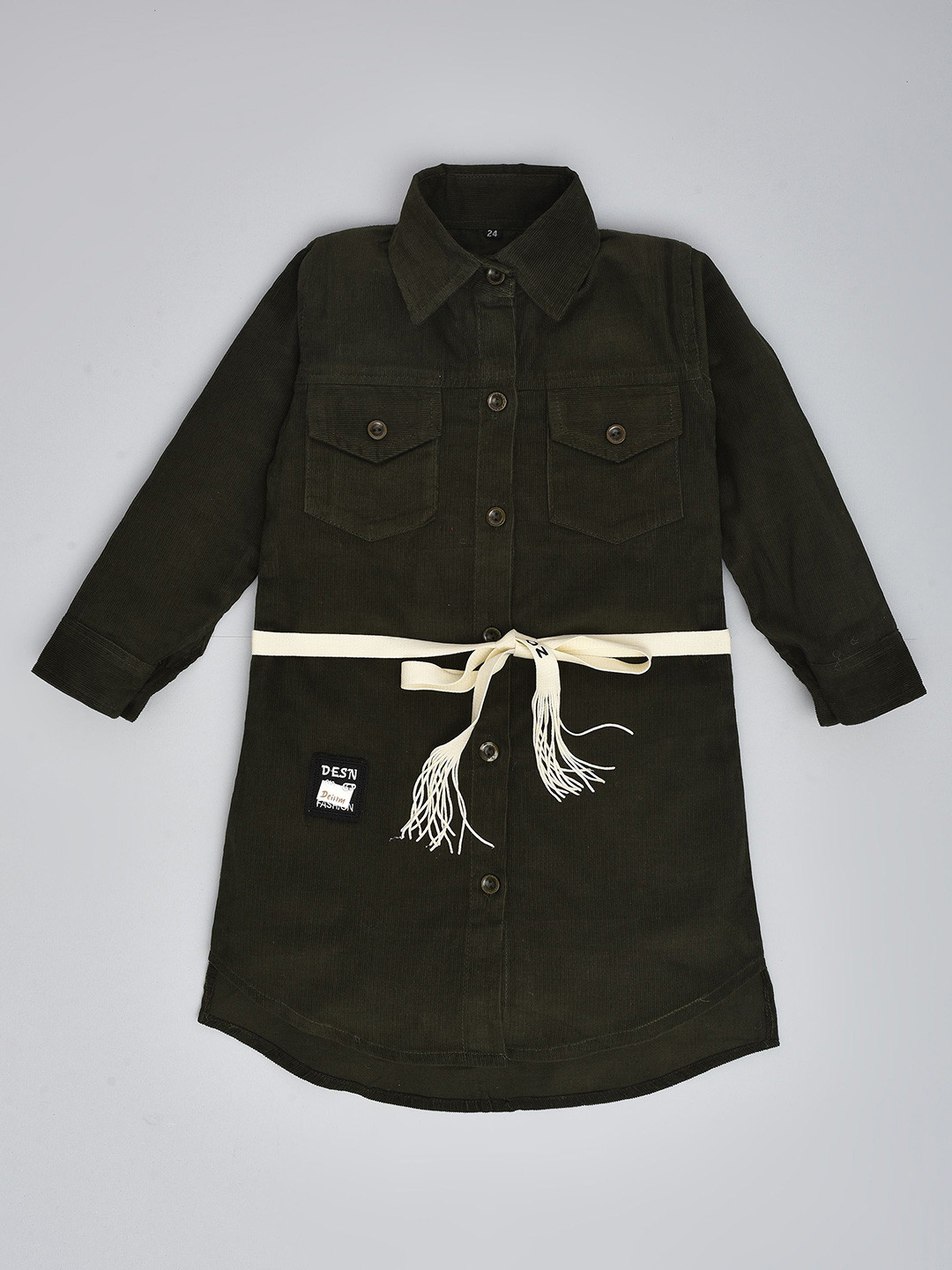 we11 Girl Denim Shirt Dress