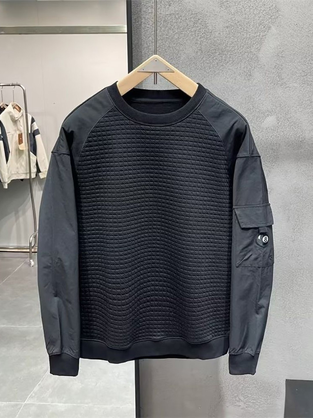 StyleCast x Revolte Men Self Design Round Neck T-shirt