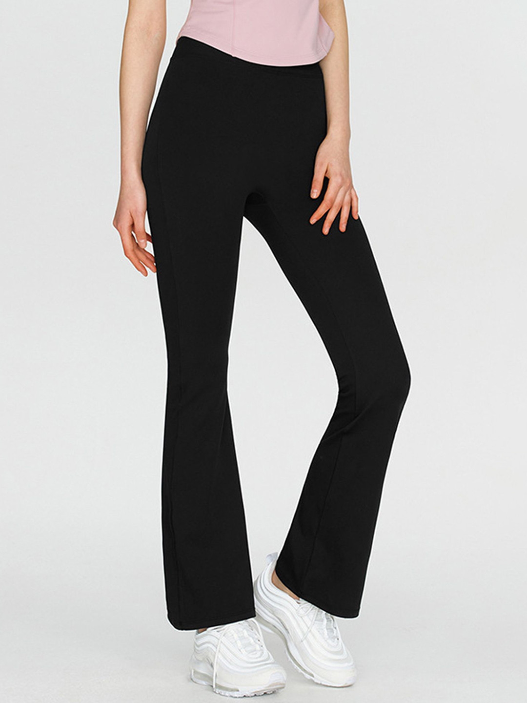 LULU & SKY Women High-Rise Bootcut Track Pants