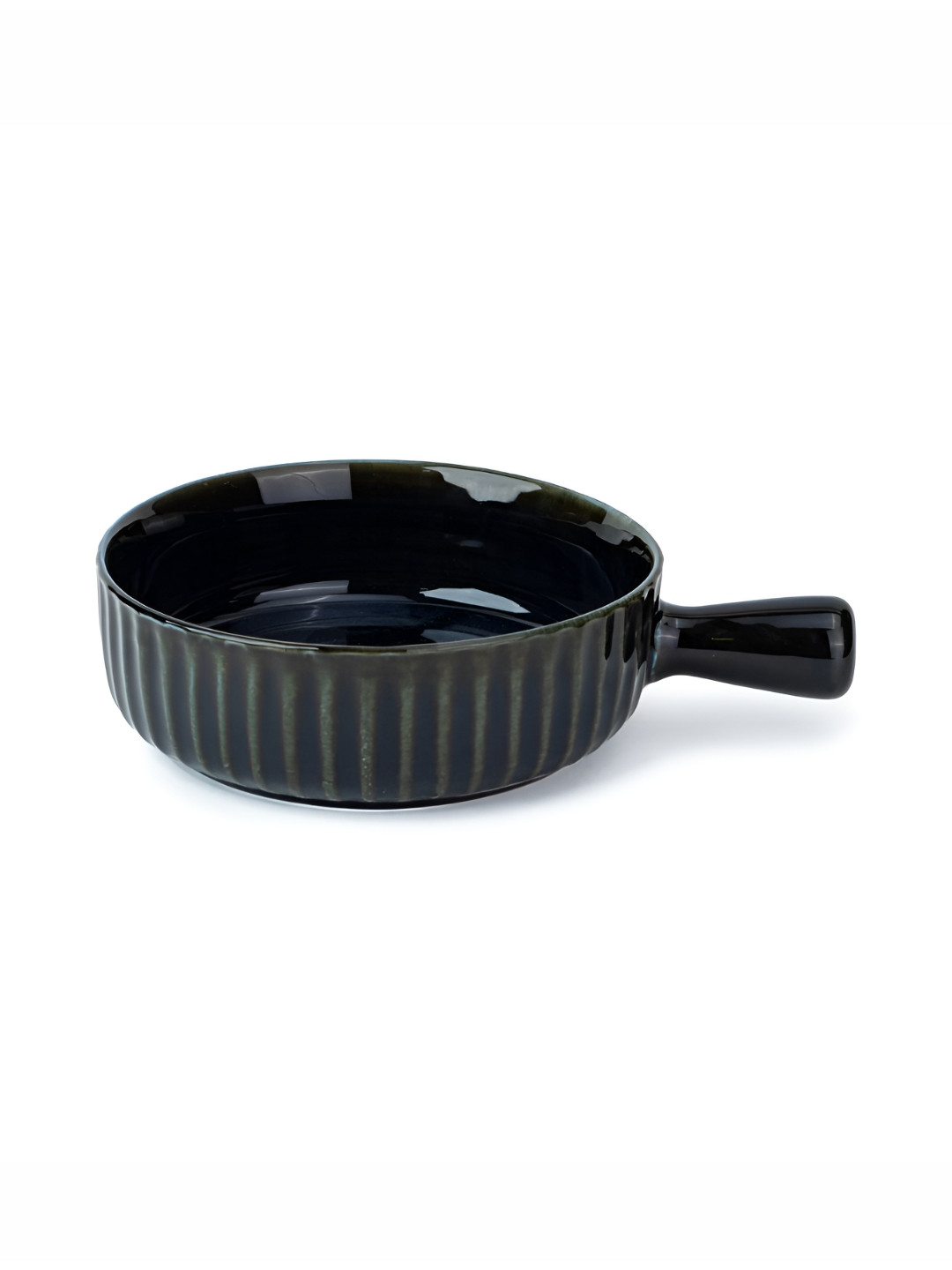 SHAY Navy Blue Ceramic Dishwasher and Microwave Safe Dip Bowl