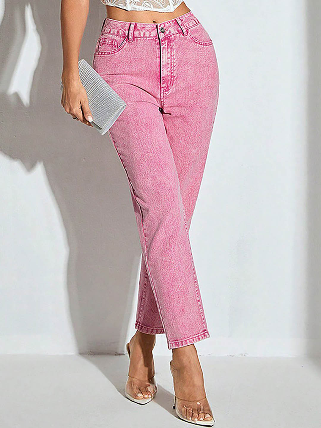 StyleCast x Revolte Women Slash Knee Jeans