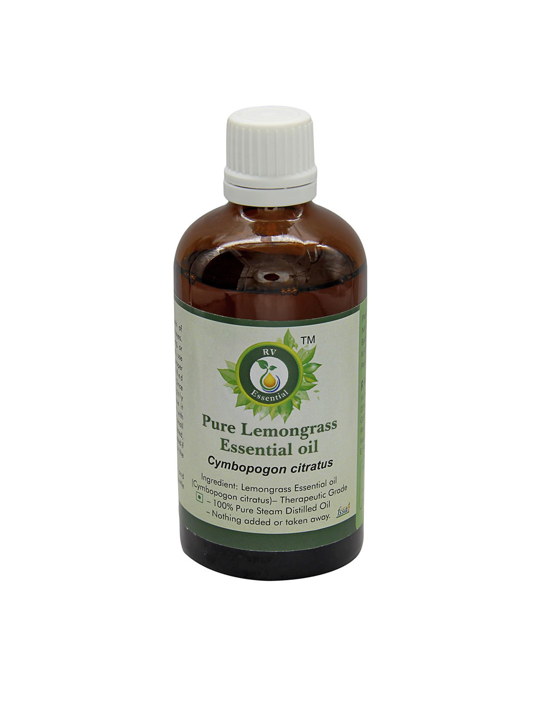R V Essential Pure Lemongrass Essential Oil - 15 ml