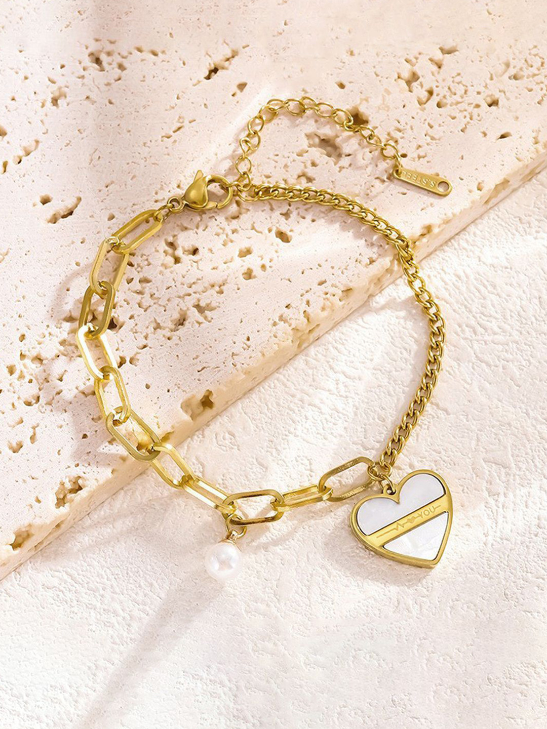 Designs & You Gold-Plated Charm Bracelet