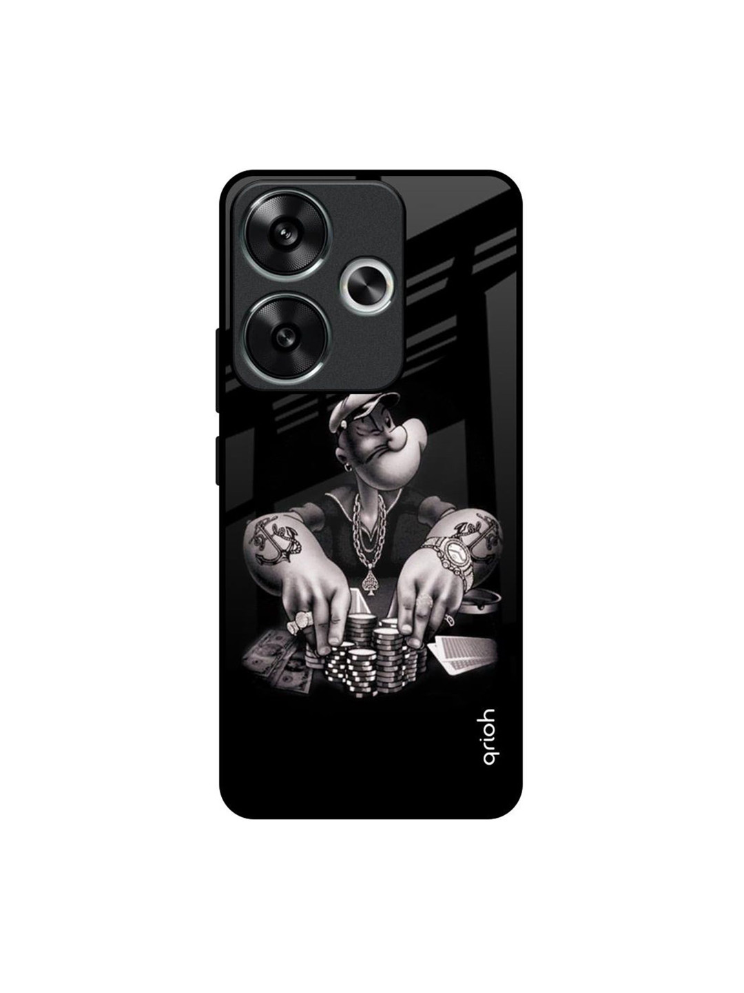 QRIOH Quirky Gambling Problem Printed Poco F6 5G Back Case
