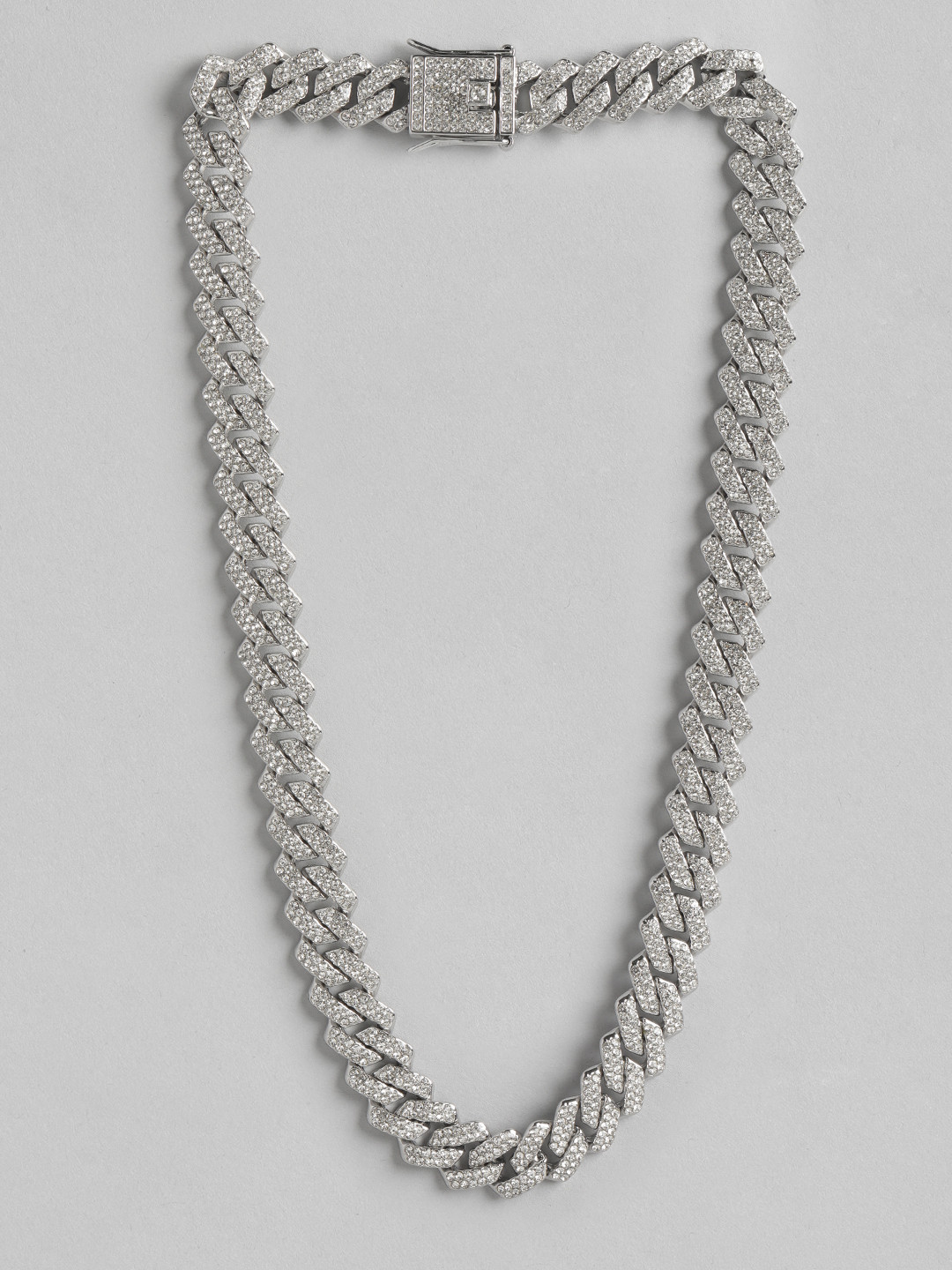 PARIS HAMILTON Unisex Silver-Plated Chain