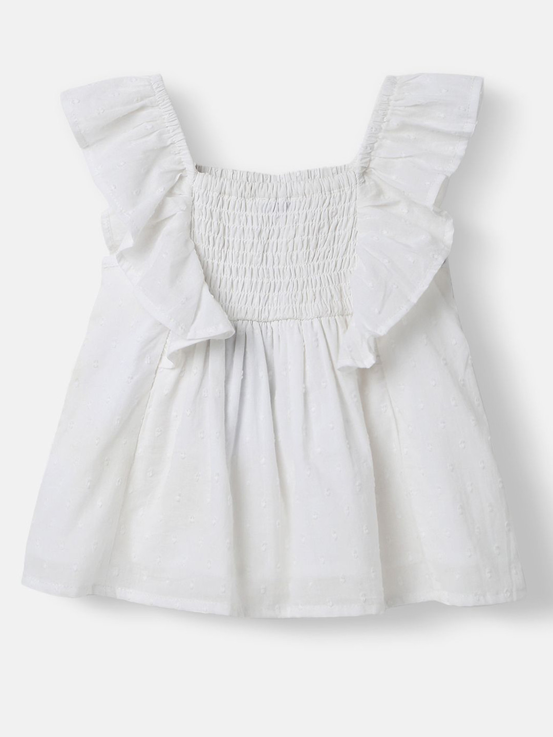 Nauti Nati Flutter Sleeve Ruffled Fit & Flare Dress