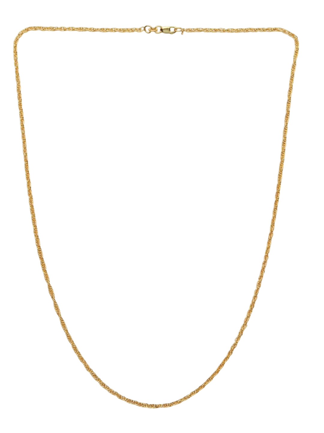 Metronaut 925 Silver 22K Gold-Plated Hanuman Pendants With Curb Chain