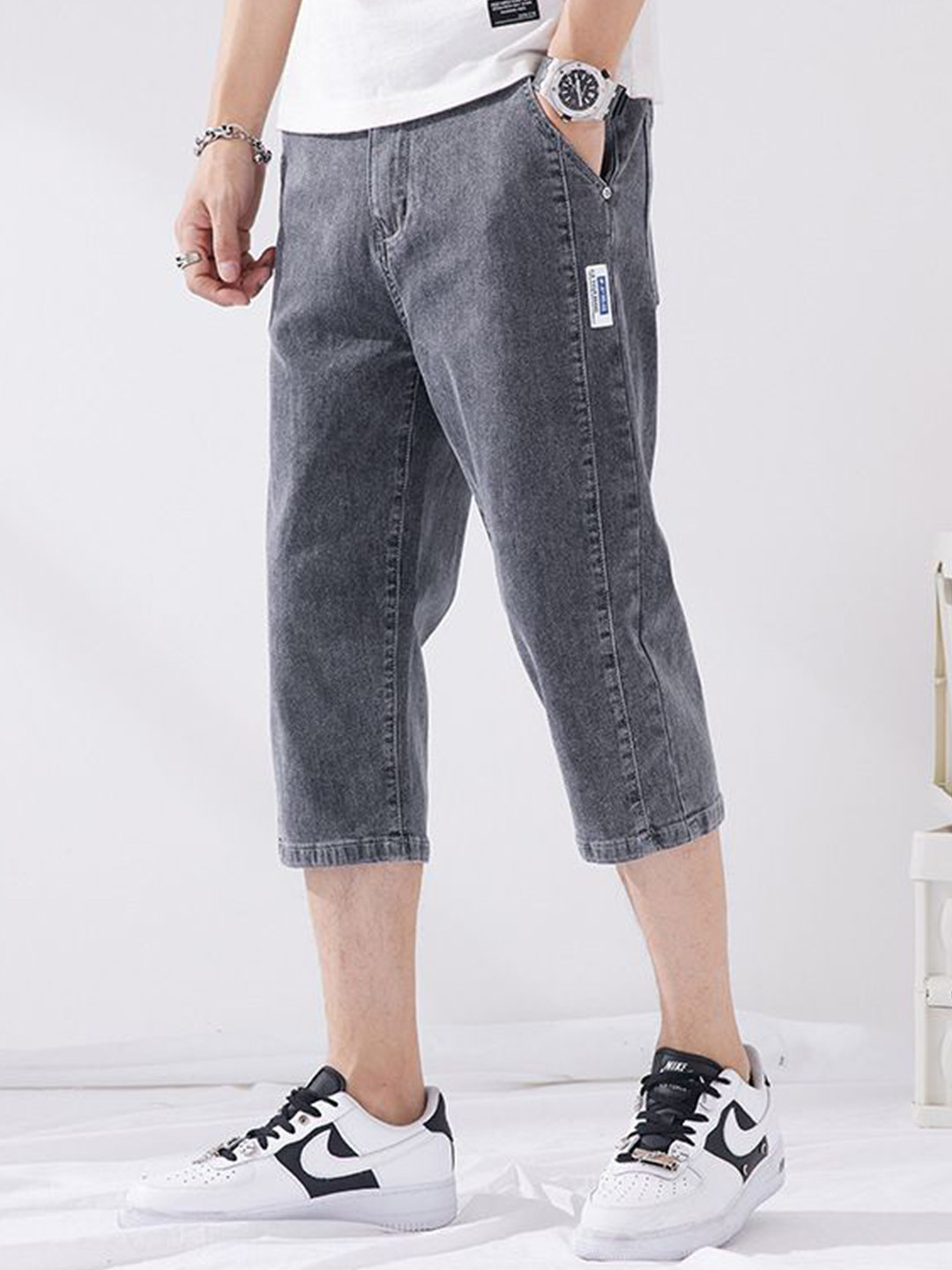 StyleCast Men Denim Shorts