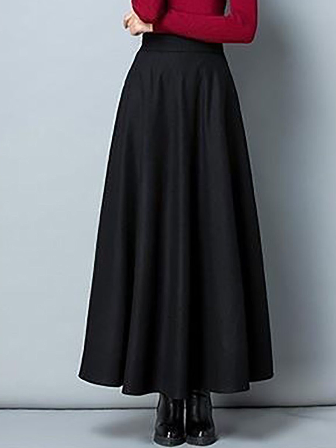 StyleCast x Revolte Black Maxi Skirt