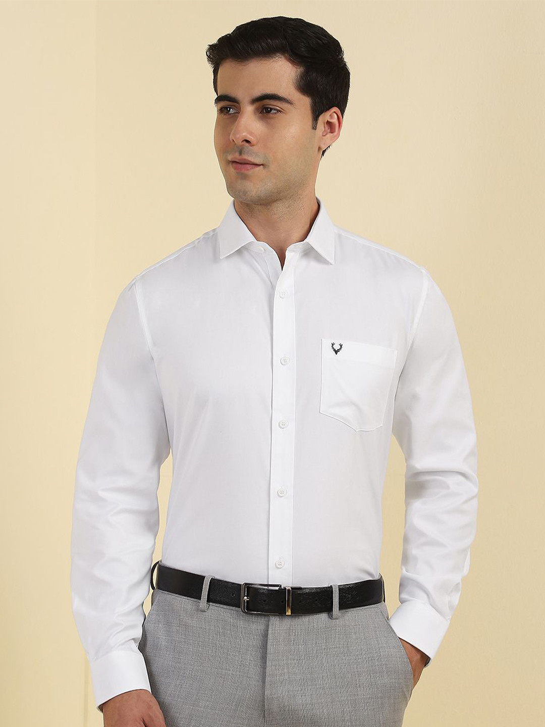 Allen Solly Spread Collar Full Sleeves Slim Fit Formal Shirts