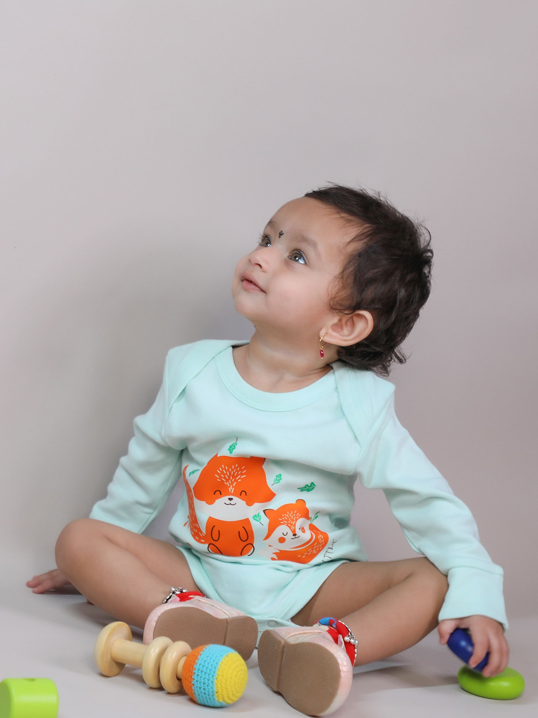 Totle Infants Printed Cotton Bodysuit
