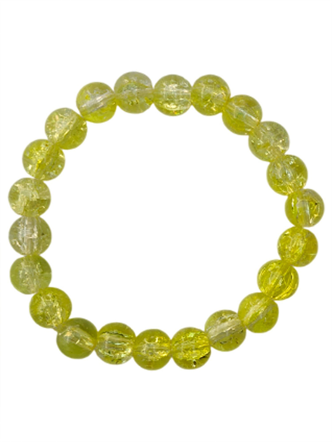 MAATIR DESIGNS Unisex Crystal Beaded Elasticated Bracelet