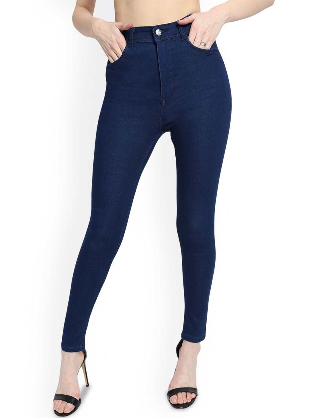TYFFYN Women Skinny Fit High-Rise Stretchable Jeans