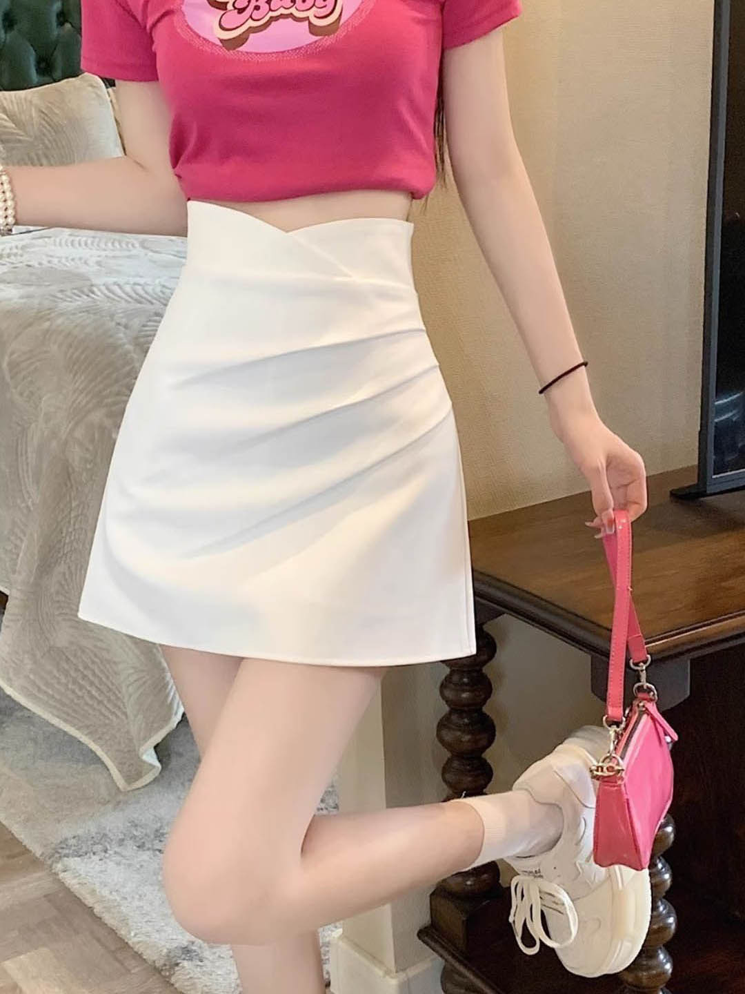 StyleCast High Rise Mini Skirt