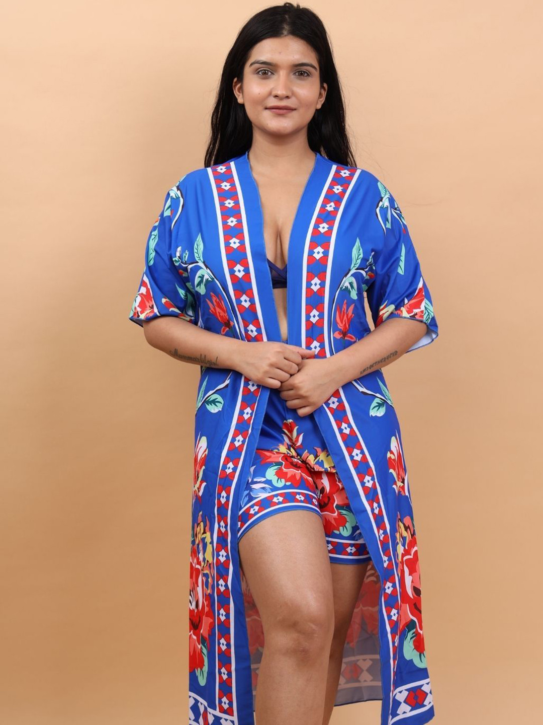 WomanLikeU Floral Printed Co-Ord Set