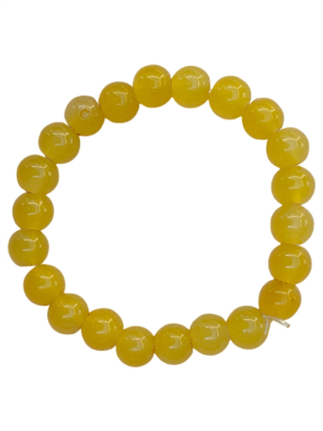 MAATIR DESIGNS Unisex Artificial Beads Beaded Elasticated Bracelet