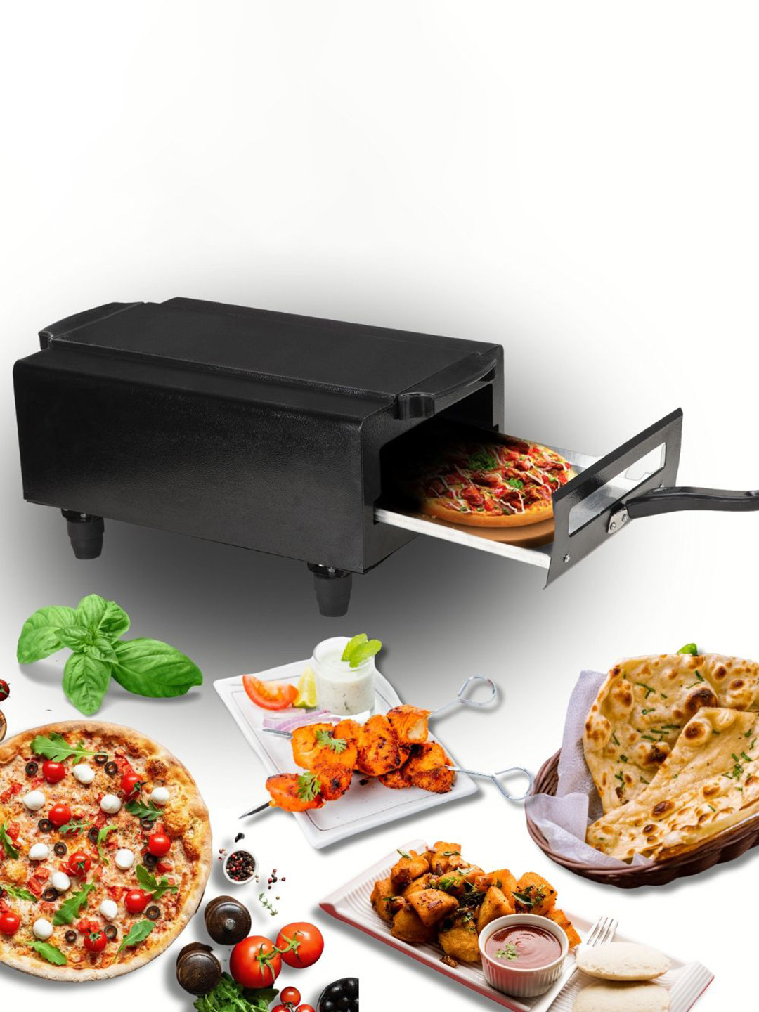 SLICETER Black 2200W Switch Electric Tandoor
