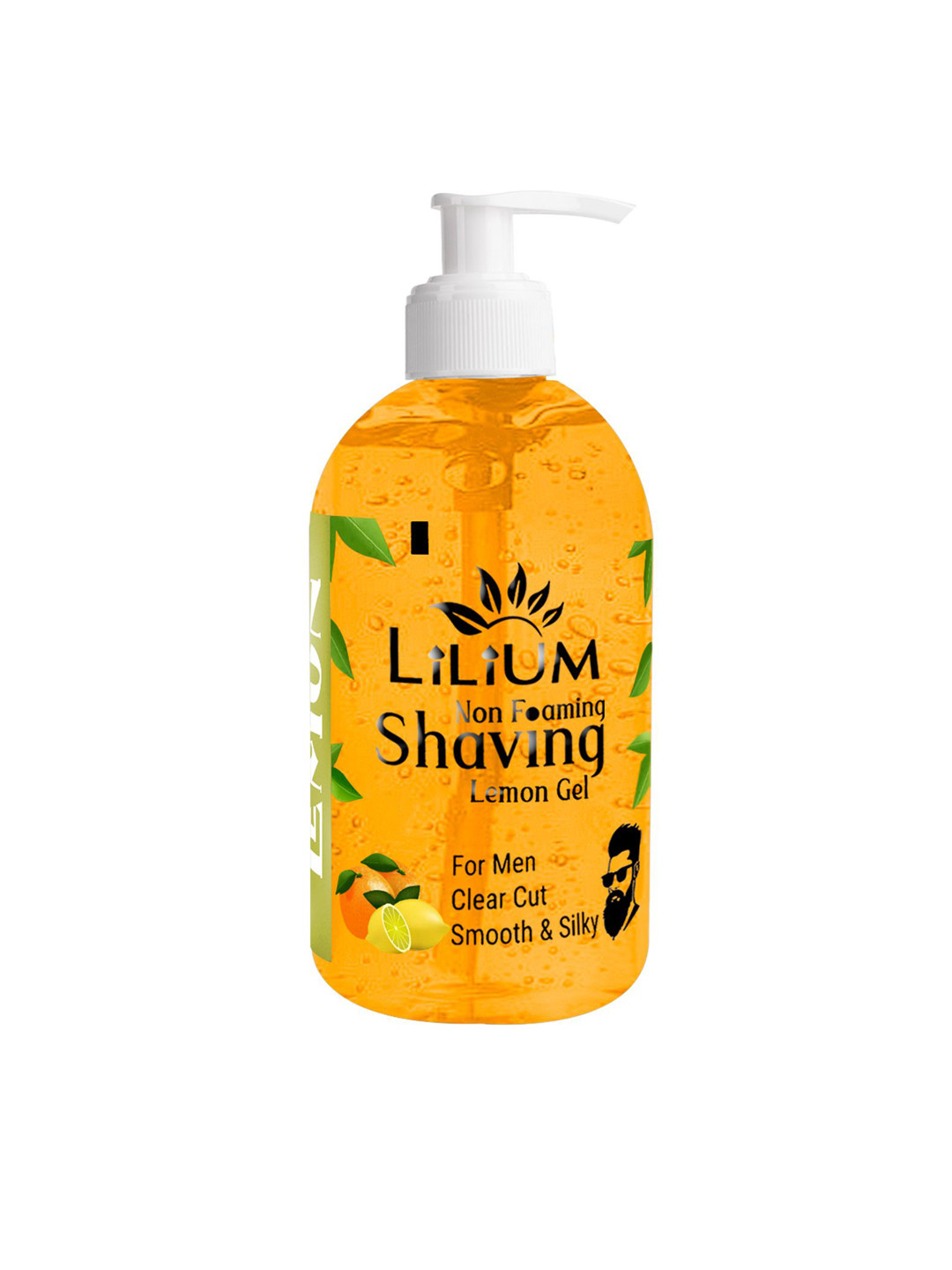 Lilium Non Foaming Lemon Shaving Gel With Glycerin - 600 ml