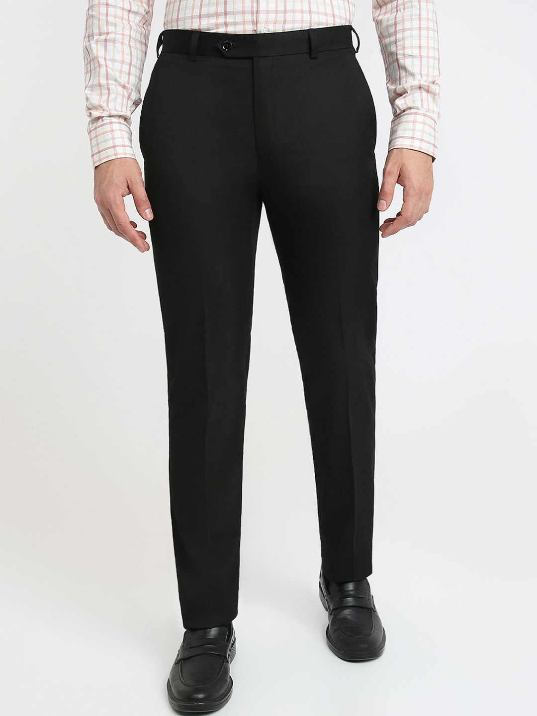 Raymond High Rise Contemporary Fit Formal Trouser