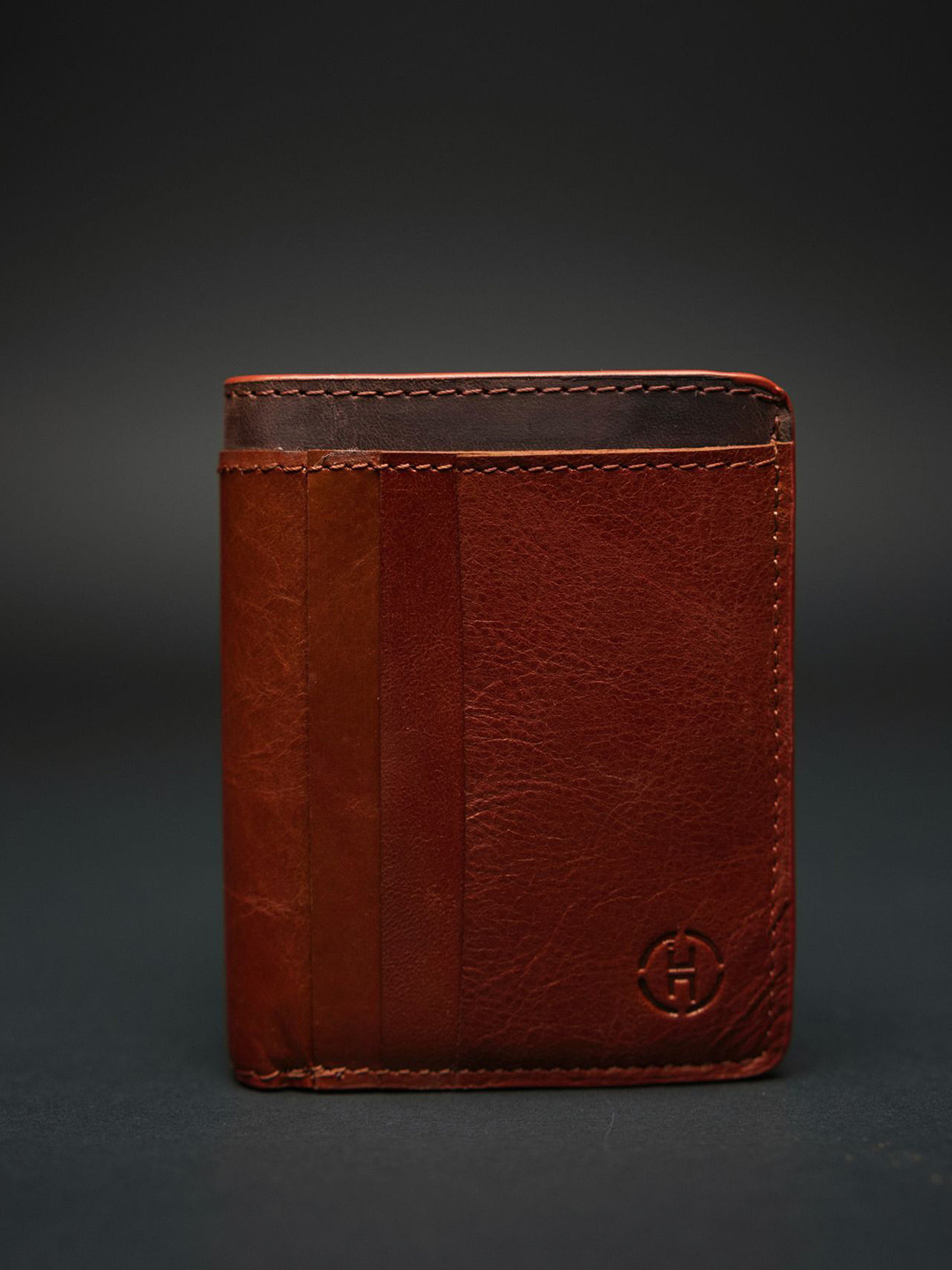 IN.HIDE Men Leather Two Fold Wallet