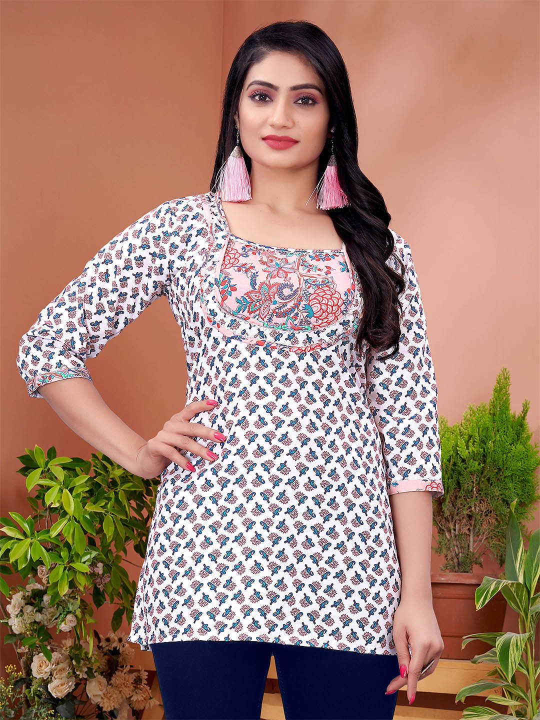 FULPARI Ethnic Motifs Printed Kurti