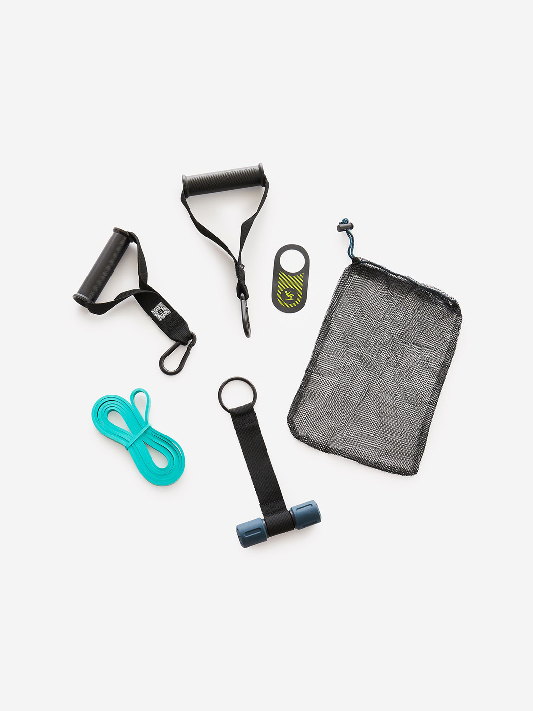 Decathlon Domyos Unisex Bodybuilding Kit With Handles Resistance Bands