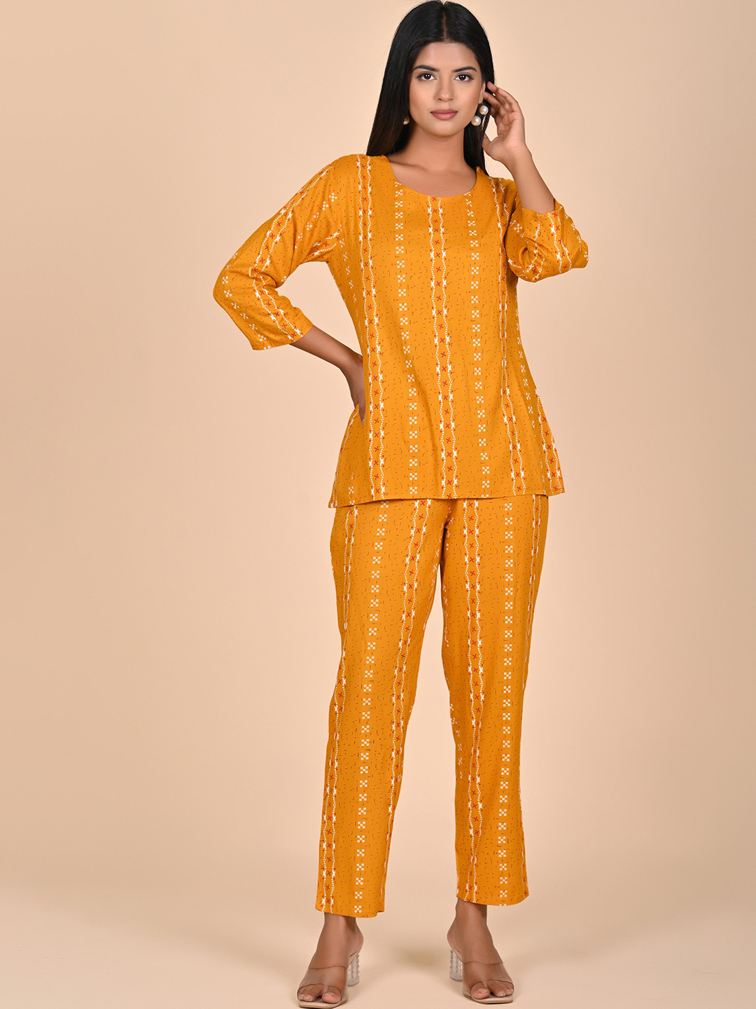 Rashmi Shree Creation Women Printed Top & Pyjamas Night suit