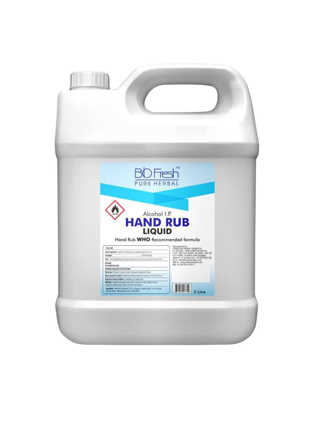 BIOFRESH Liquid Hand Sanitizer Spray - 5 L