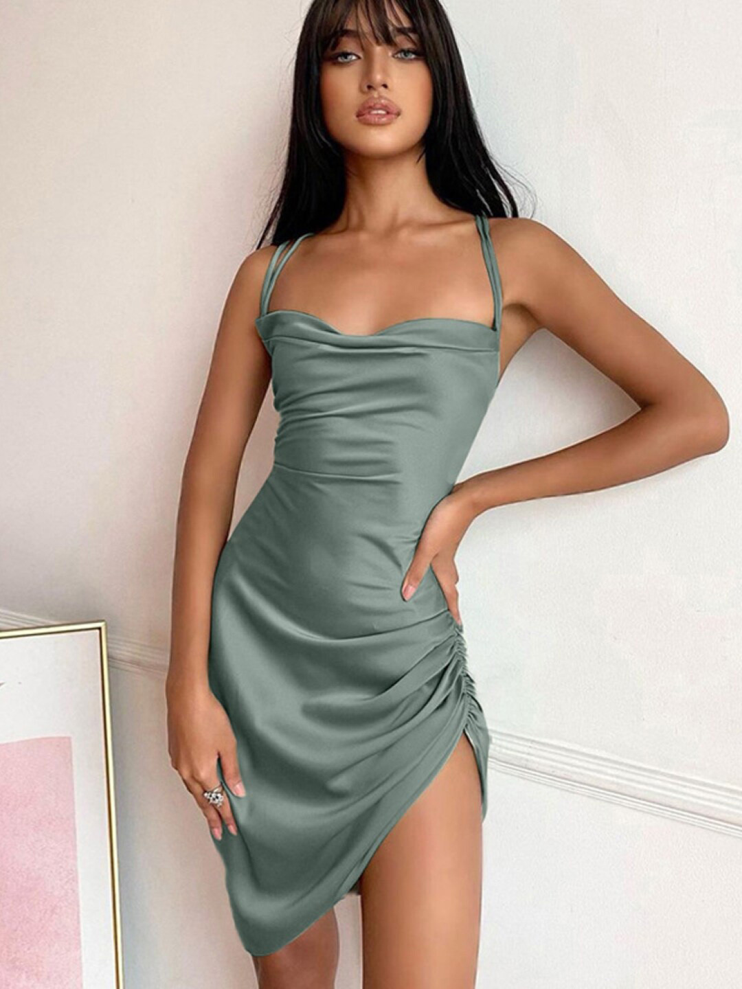 StyleCast Bodycon Shoulder Straps Dress