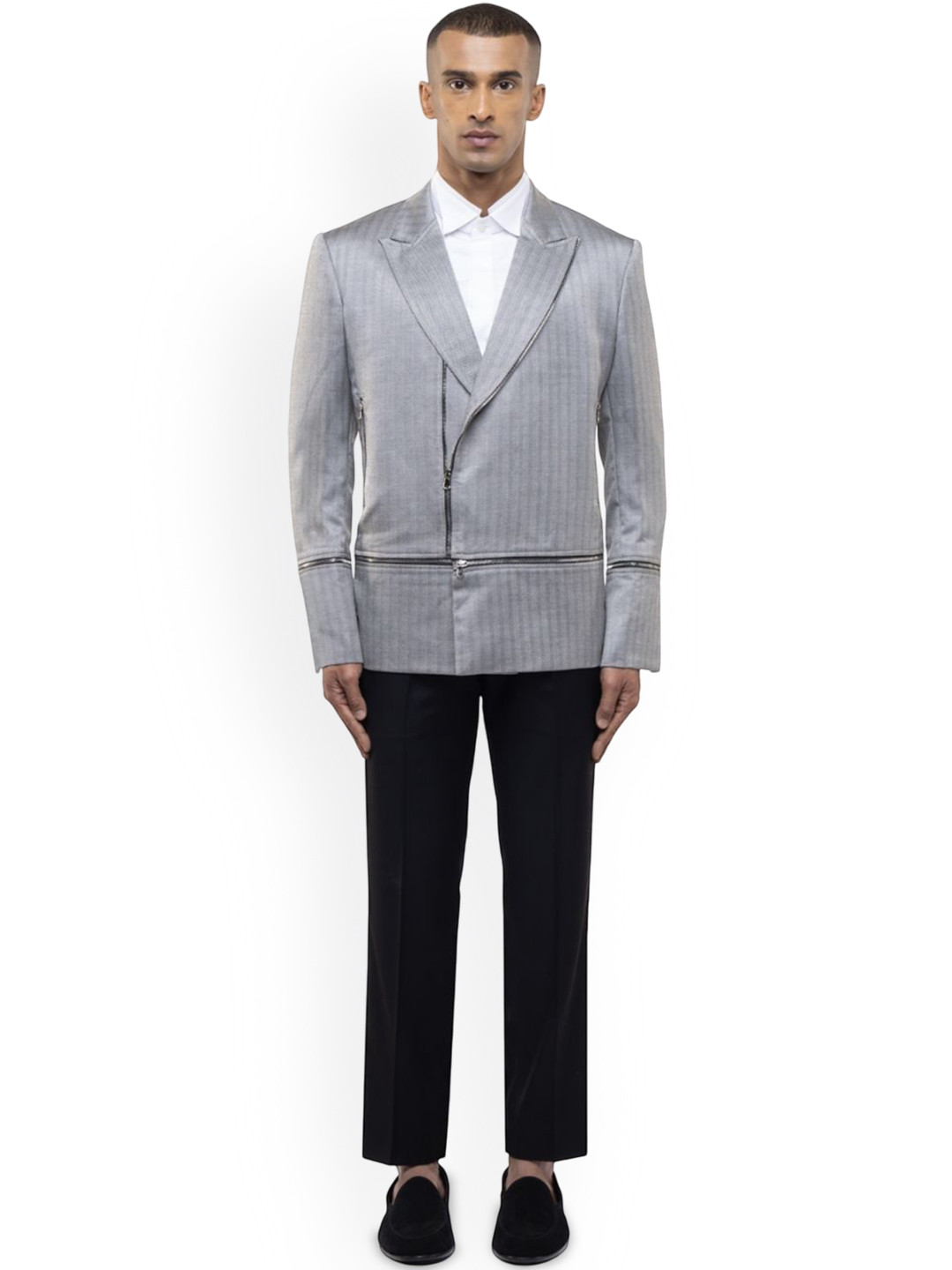 SDS By Kushal Shah Men Long Sleeves Biker Jacket