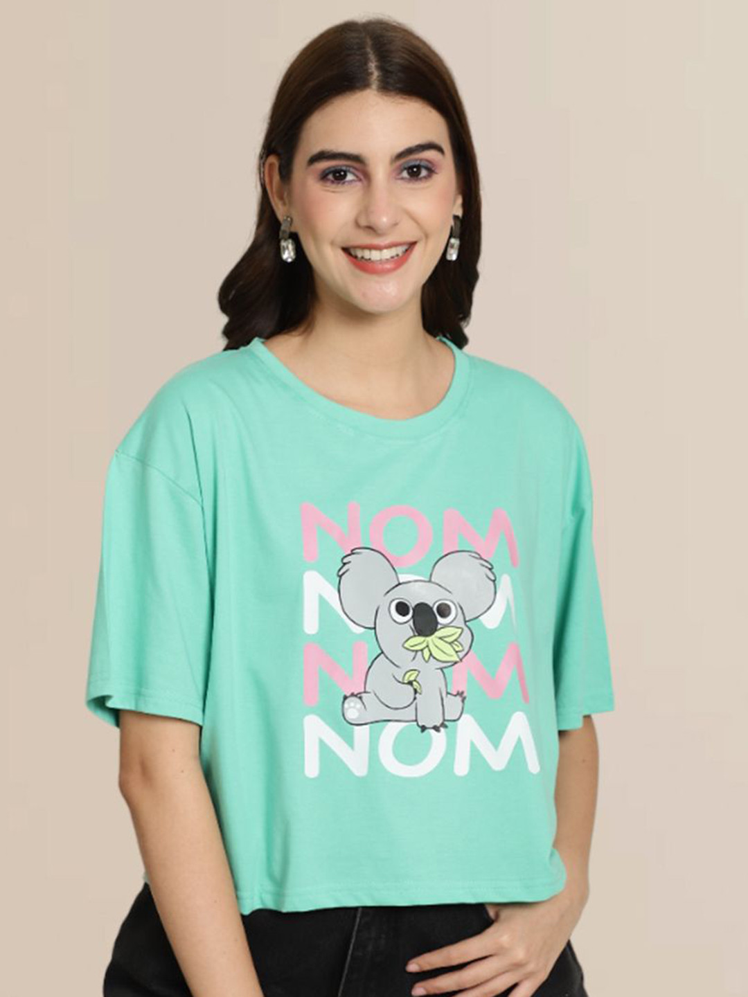 WE BARE BEARS by Dreambe Women Printed Boxy T-shirt