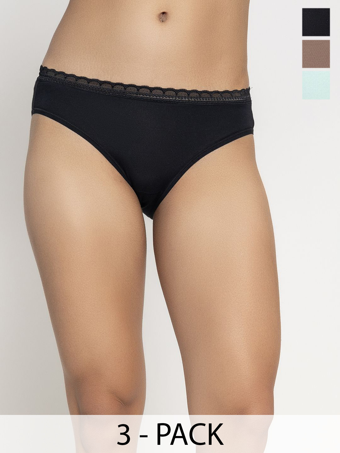 Chelvet Pack Of 6 Anti Microbial Basic Briefs BRF-CH32-CLR1-3-5-S006