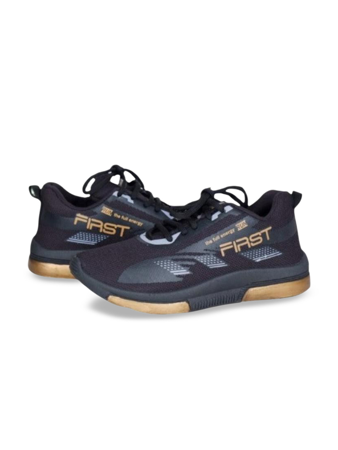PENNEN Men PVC Solid Lace-Ups Black Sneakers Shoes