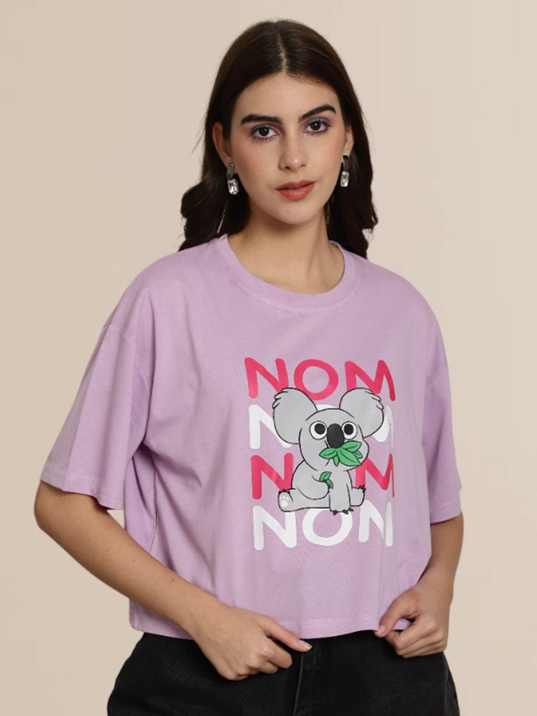 WE BARE BEARS by Dreambe Women Printed Boxy T-shirt