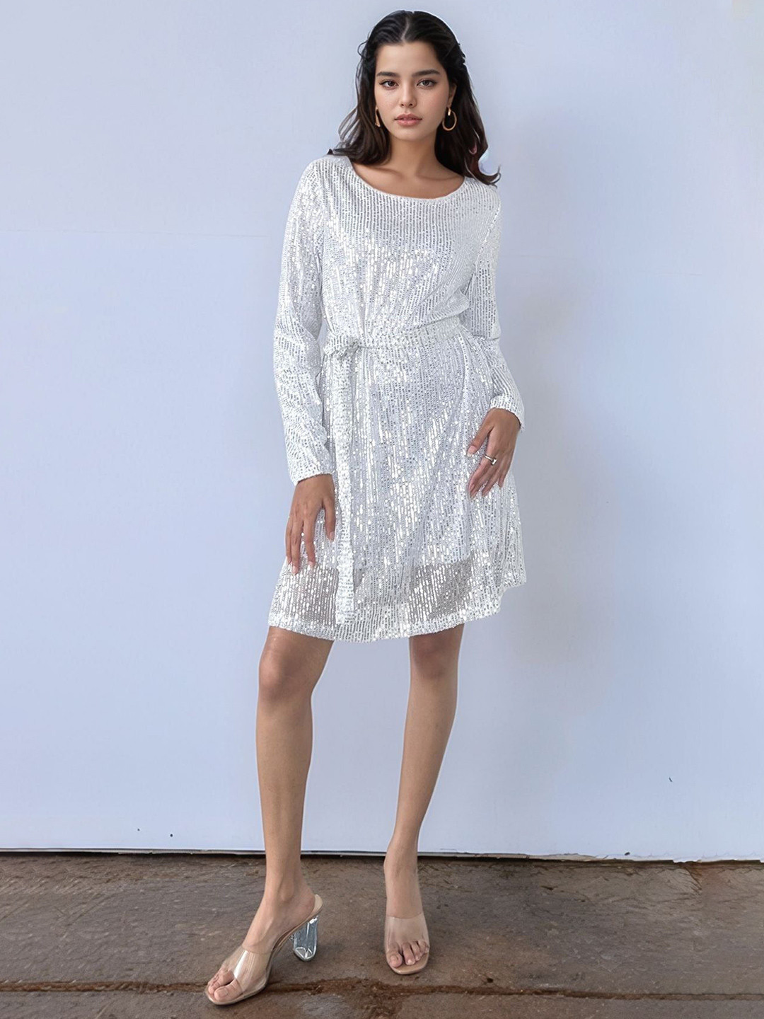 Outzidr Sequined Mini Dress