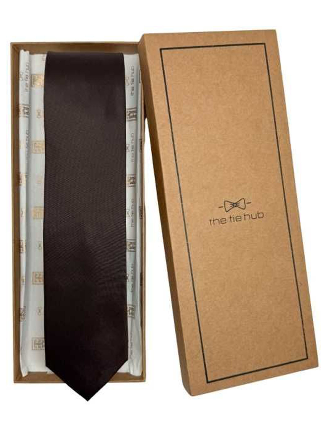 The Tie Hub Men Solis Silk  Skinny Tie
