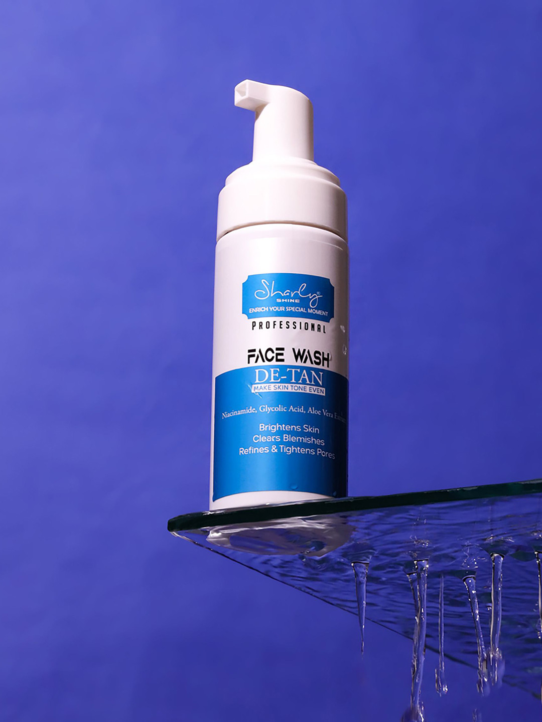 Sharly Shine De-Tan Face Wash With Niacinamide - 150 ml