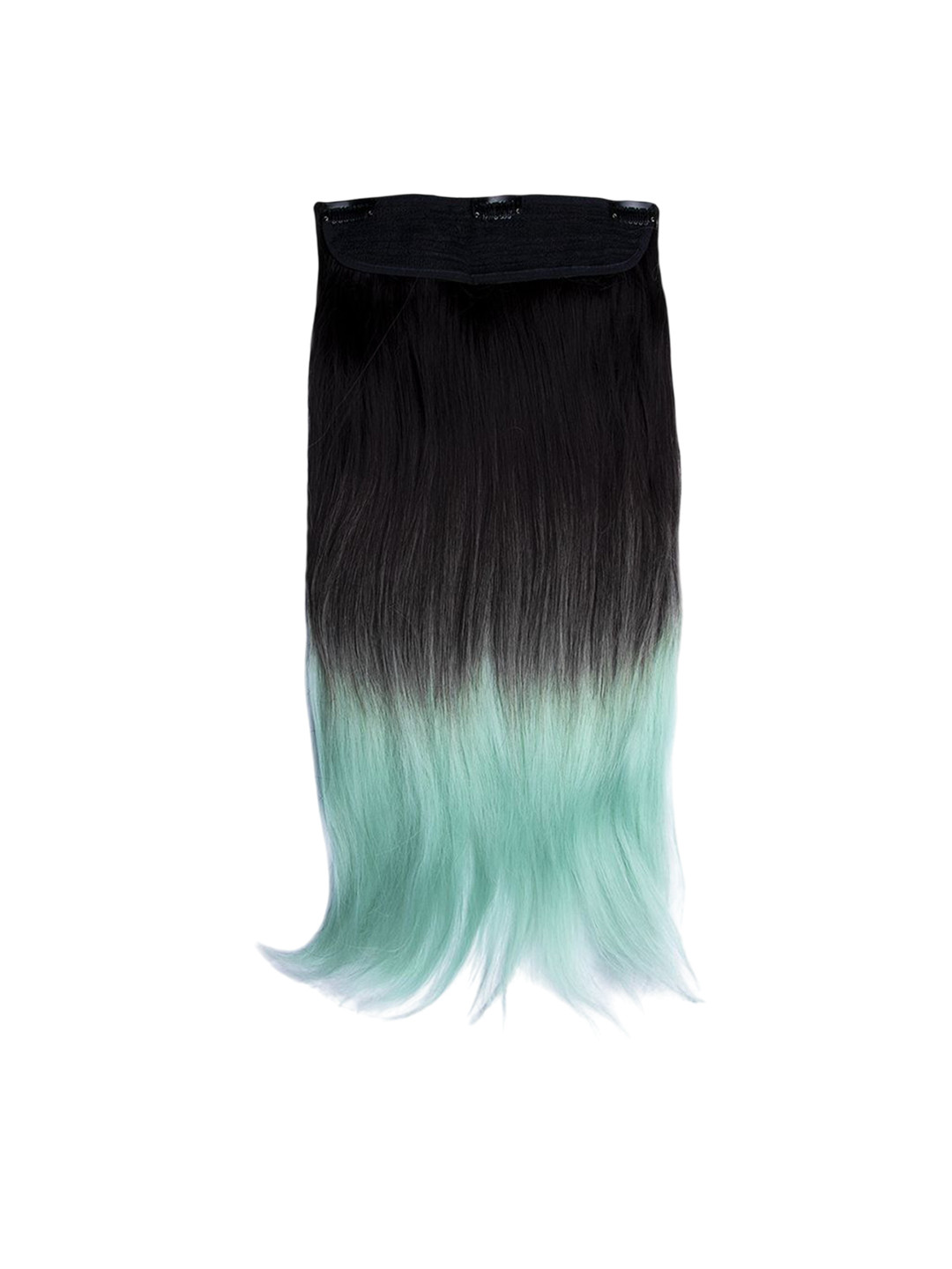 Stasia Street Clip-In Straight Scalp Topper Hair Extension - Tibetan Turquoise - 20 Inch